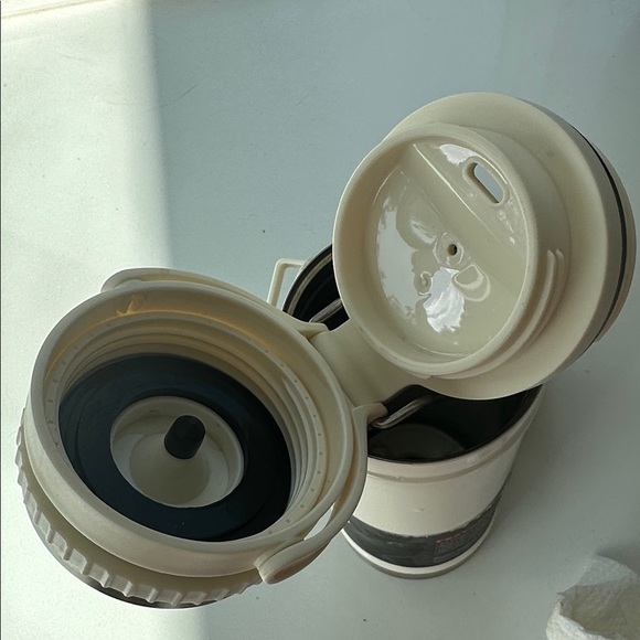 Stanley Classic French Press Travel 16 Oz Insulated Stainless Steel Mug Cream - Picture 5 of 6